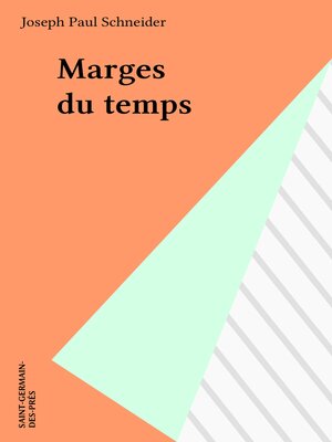 cover image of Marges du temps
